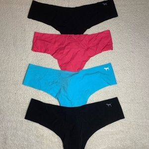 4 NWT Victorias Secret PINK seamless underwear